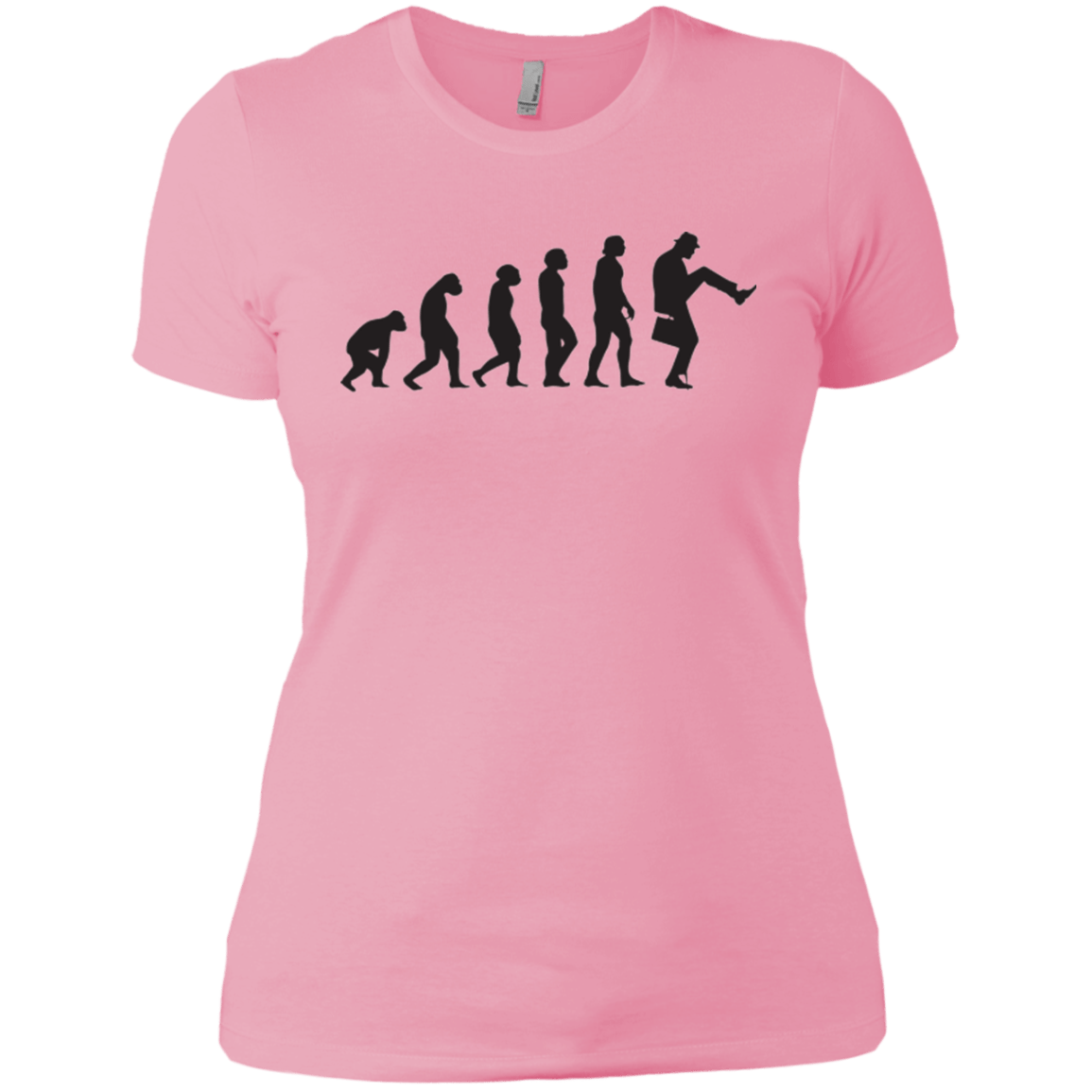T-Shirts Light Pink / X-Small Walking Evolution Women's Premium T-Shirt