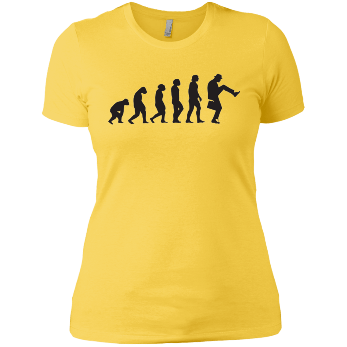 T-Shirts Vibrant Yellow / X-Small Walking Evolution Women's Premium T-Shirt