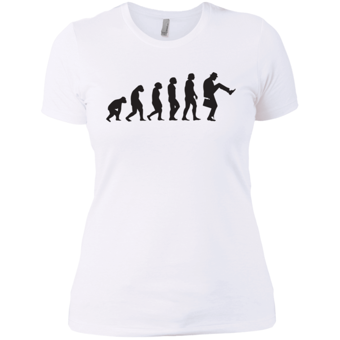 T-Shirts White / X-Small Walking Evolution Women's Premium T-Shirt