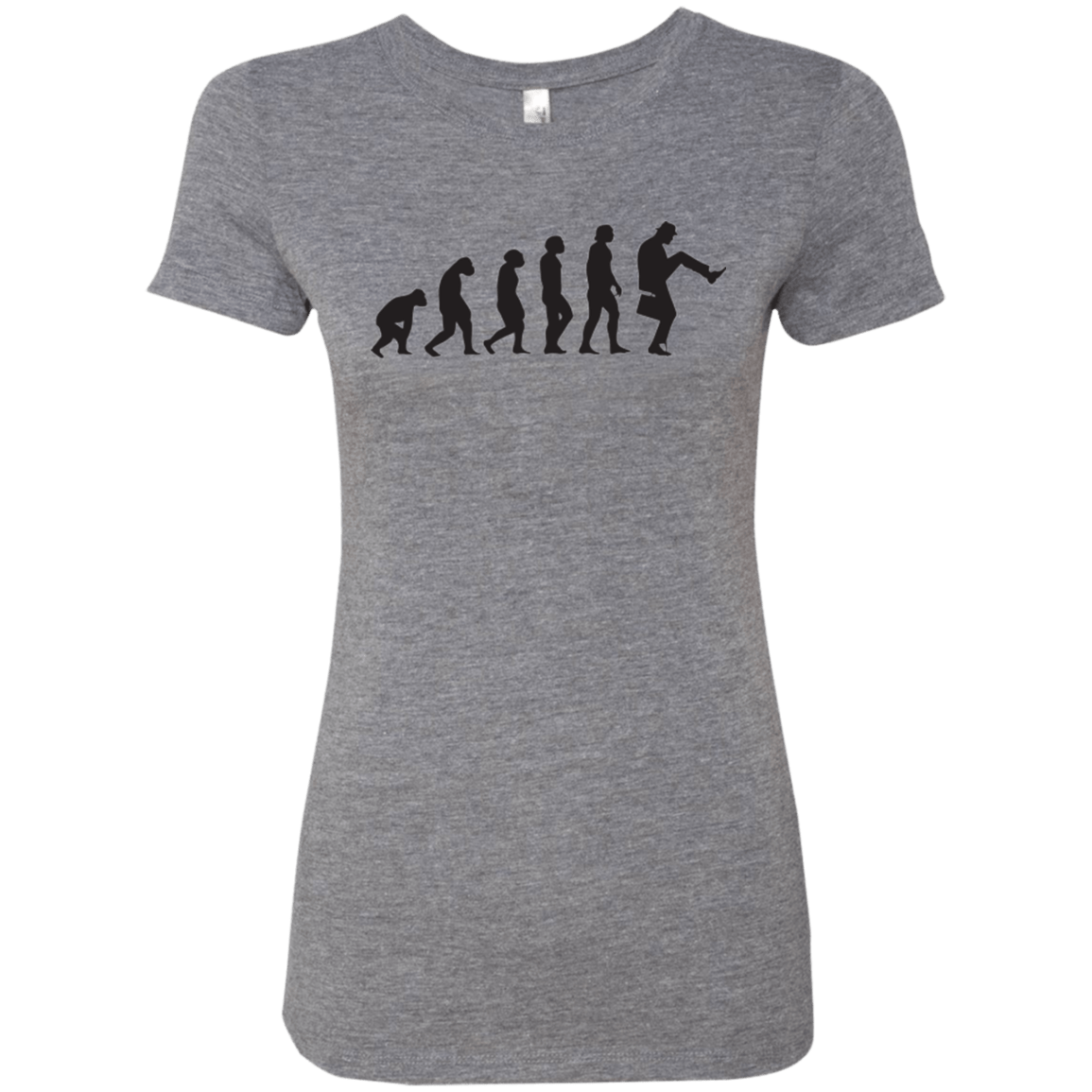 T-Shirts Premium Heather / Small Walking Evolution Women's Triblend T-Shirt