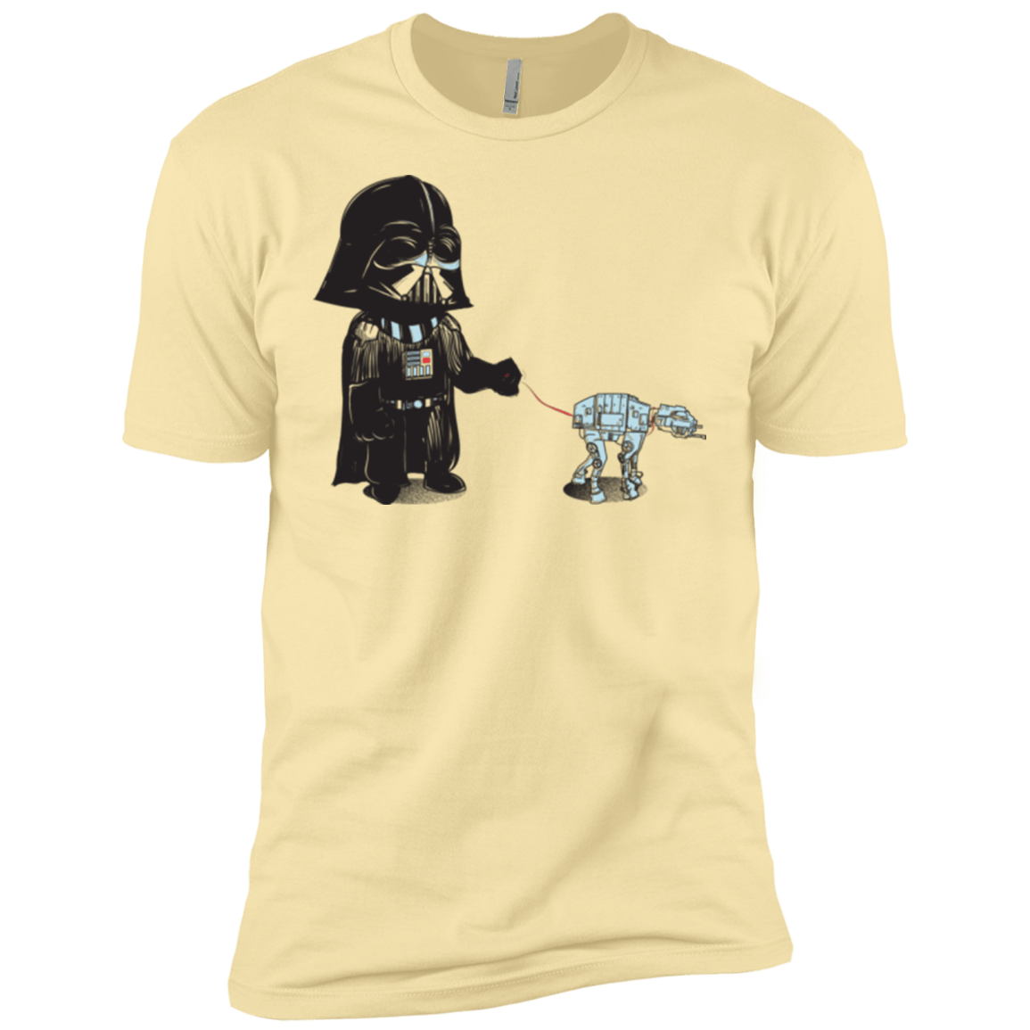 T-Shirts Banana Cream / X-Small Walking the Robot Men's Premium T-Shirt
