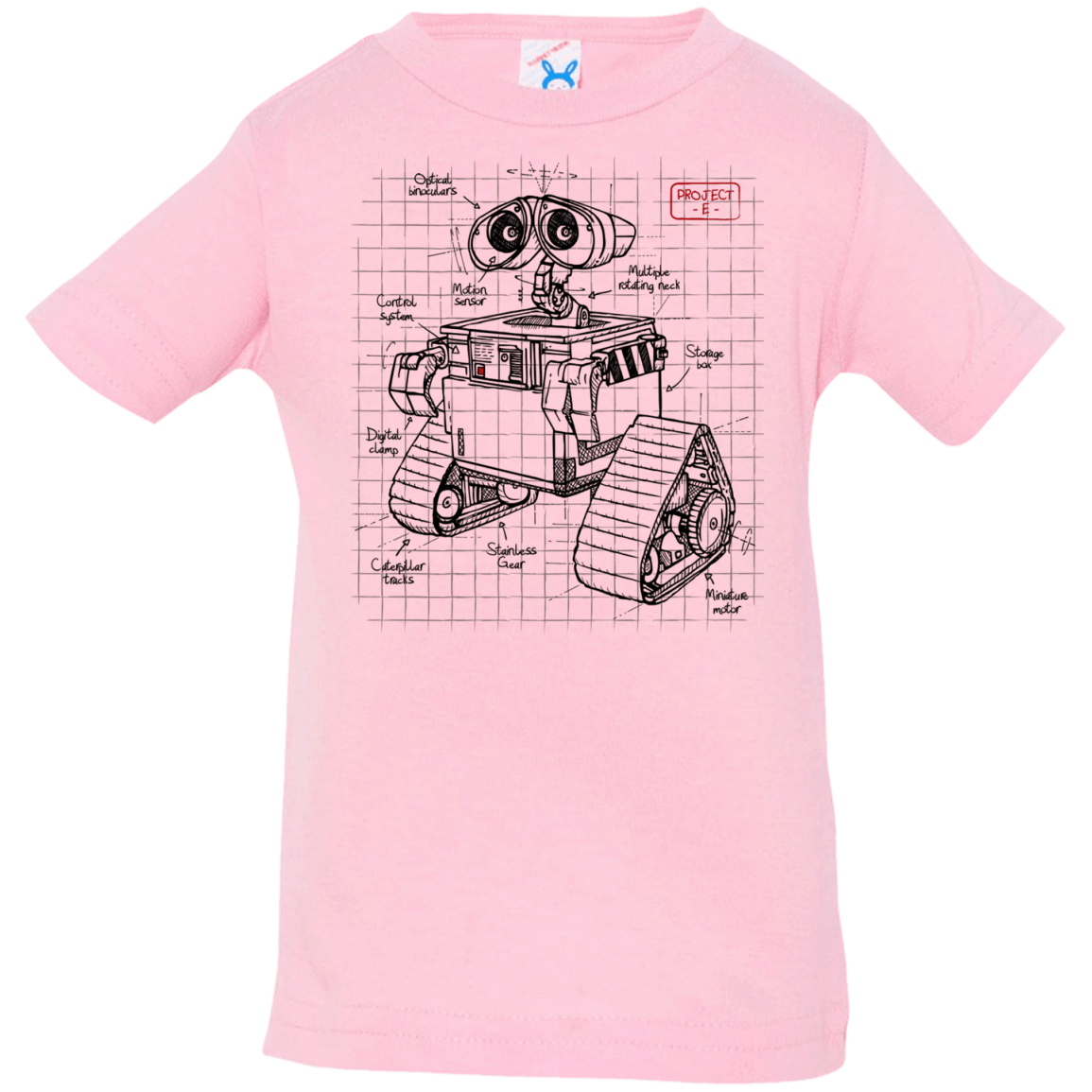 T-Shirts Pink / 6 Months WALL-E Plan Infant Premium T-Shirt