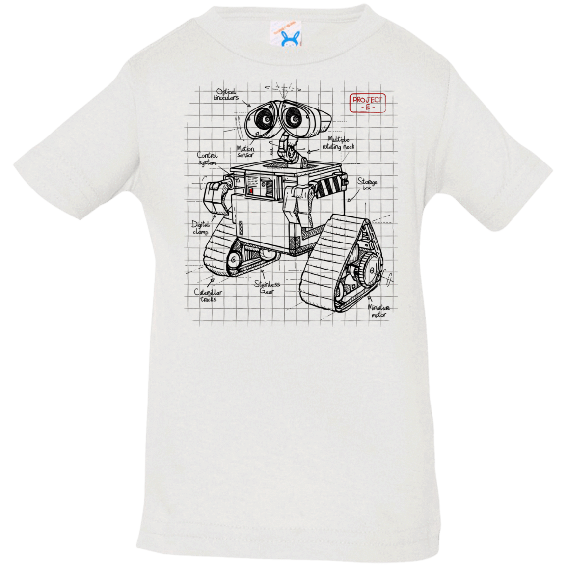 T-Shirts White / 6 Months WALL-E Plan Infant Premium T-Shirt