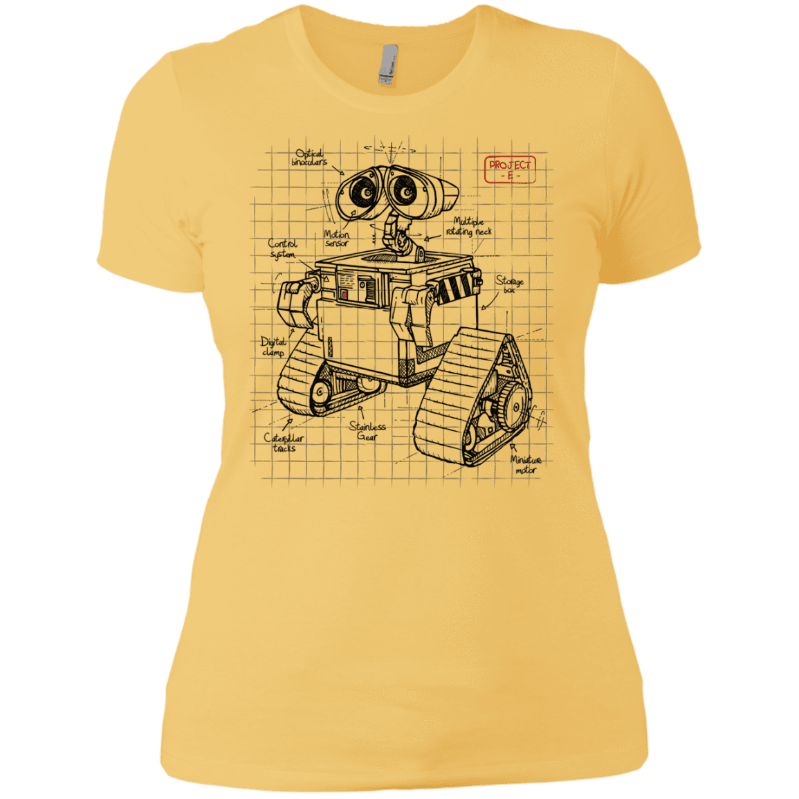 T-Shirts Banana Cream/ / X-Small WALL-E Plan Women's Premium T-Shirt