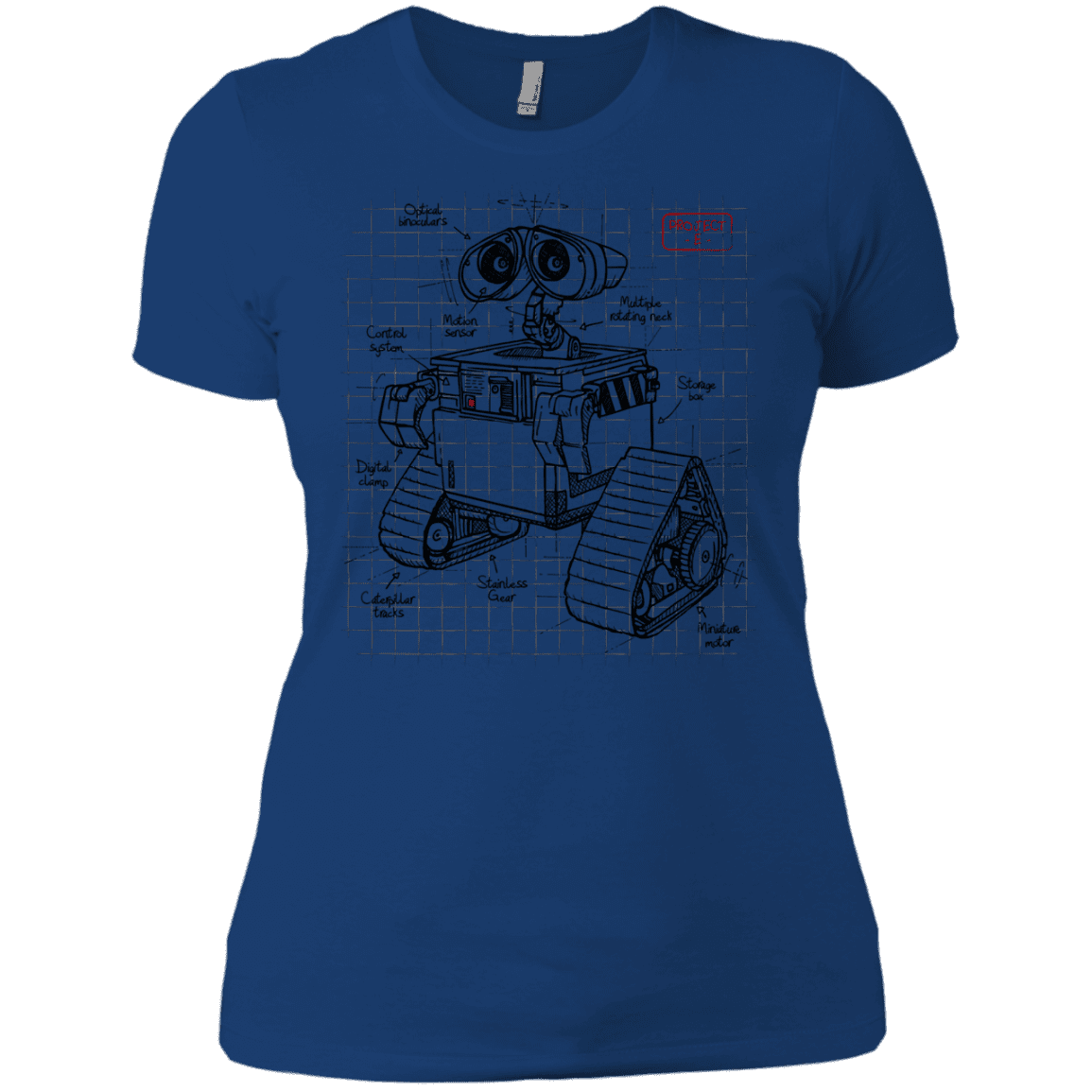 T-Shirts Royal / X-Small WALL-E Plan Women's Premium T-Shirt