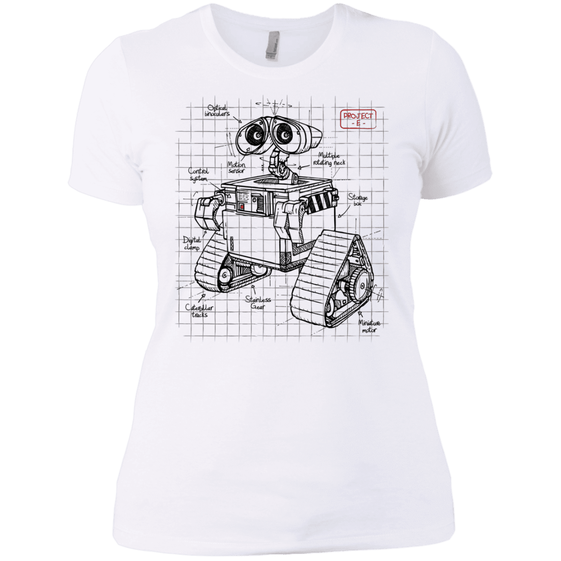 T-Shirts White / X-Small WALL-E Plan Women's Premium T-Shirt