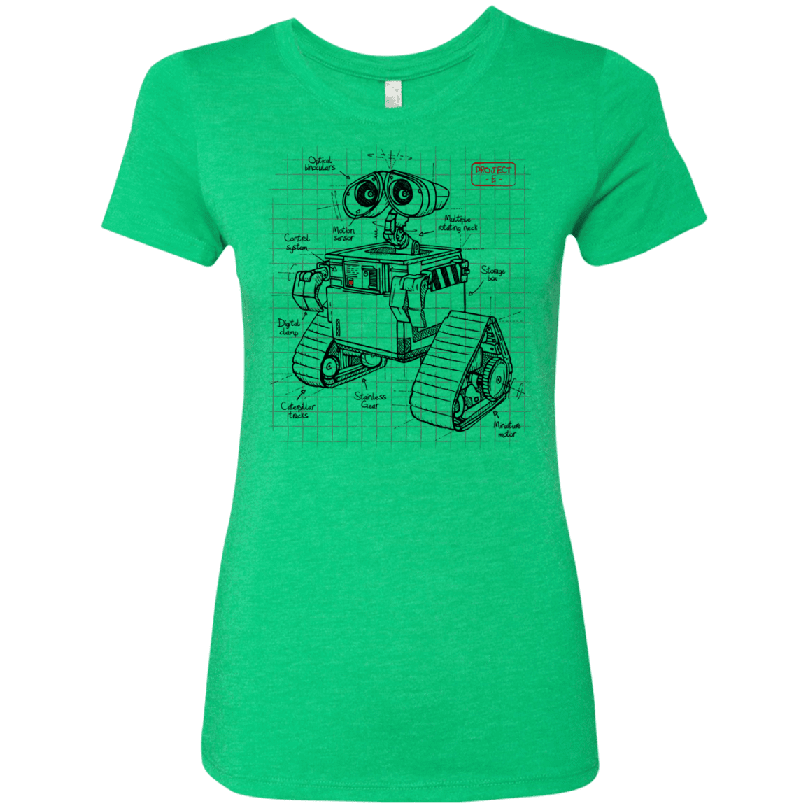 T-Shirts Envy / S WALL-E Plan Women's Triblend T-Shirt