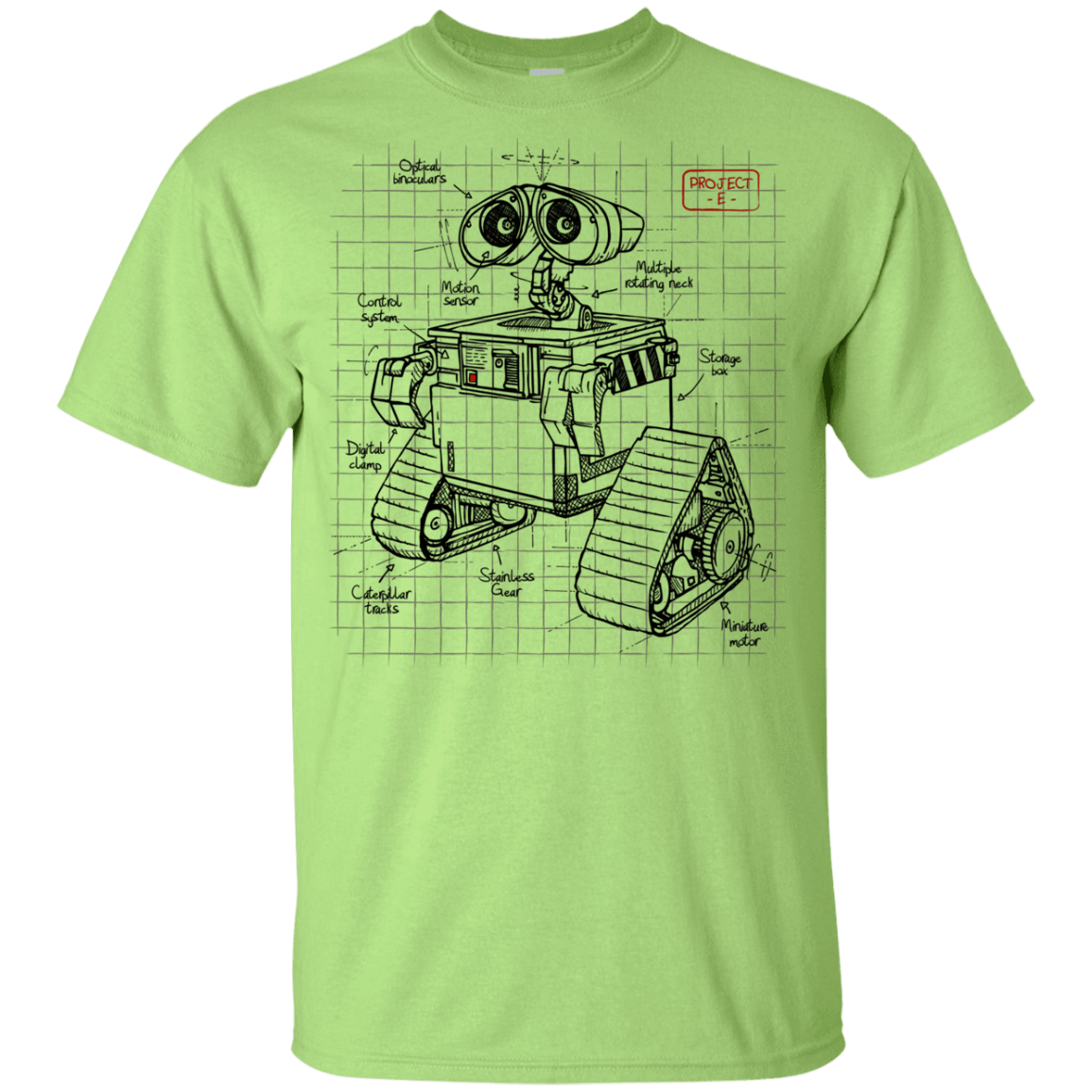 T-Shirts Mint Green / YXS WALL-E Plan Youth T-Shirt