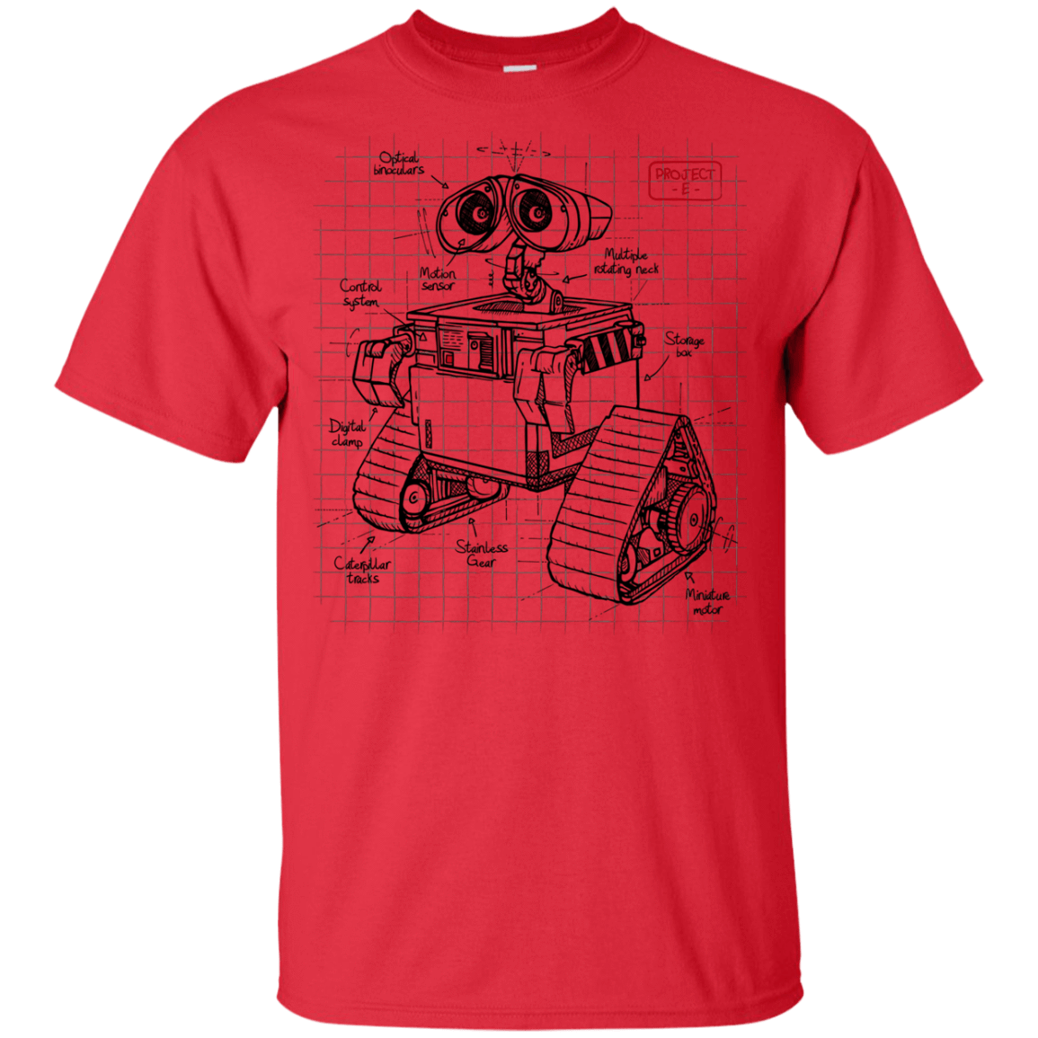 T-Shirts Red / YXS WALL-E Plan Youth T-Shirt