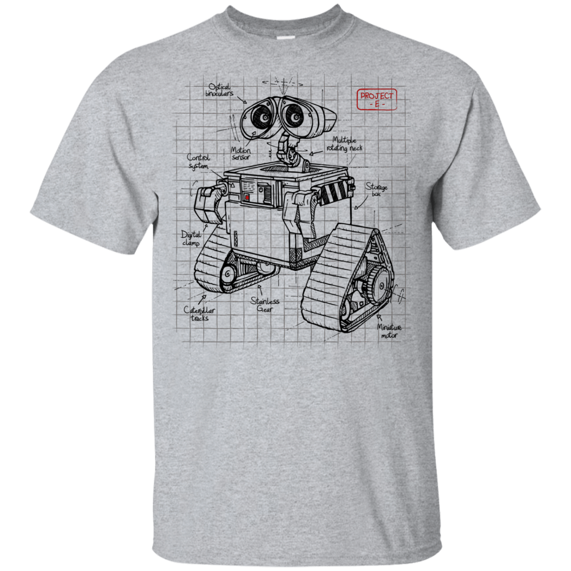 T-Shirts Sport Grey / YXS WALL-E Plan Youth T-Shirt
