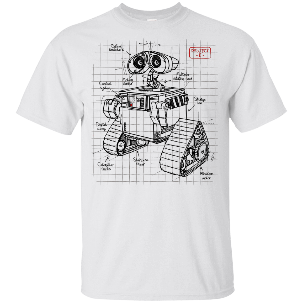 T-Shirts White / YXS WALL-E Plan Youth T-Shirt