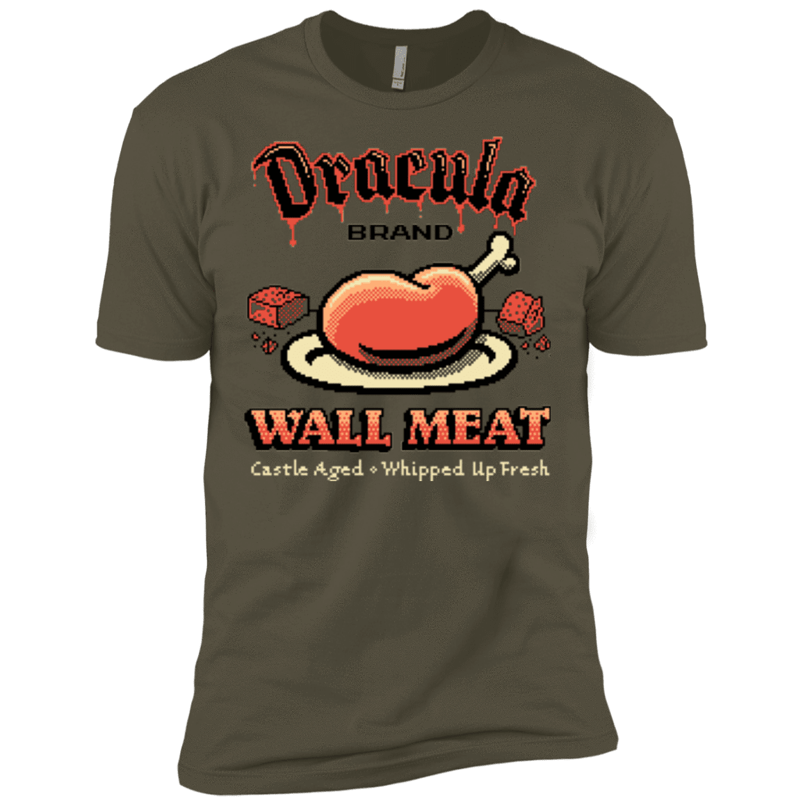 T-Shirts Military Green / X-Small Wall Meat Men's Premium T-Shirt