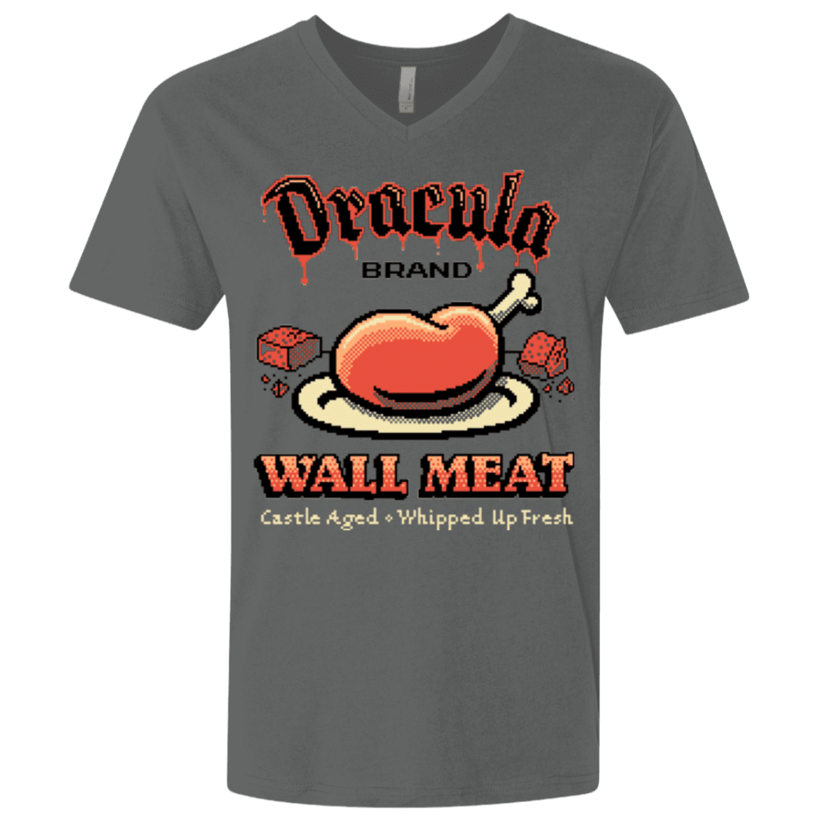 T-Shirts Heavy Metal / X-Small Wall Meat Men's Premium V-Neck