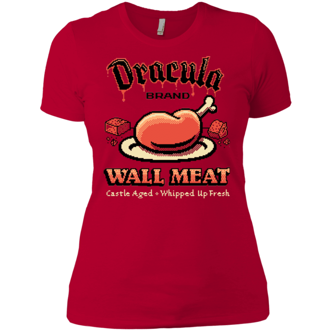 T-Shirts Red / X-Small Wall Meat Women's Premium T-Shirt
