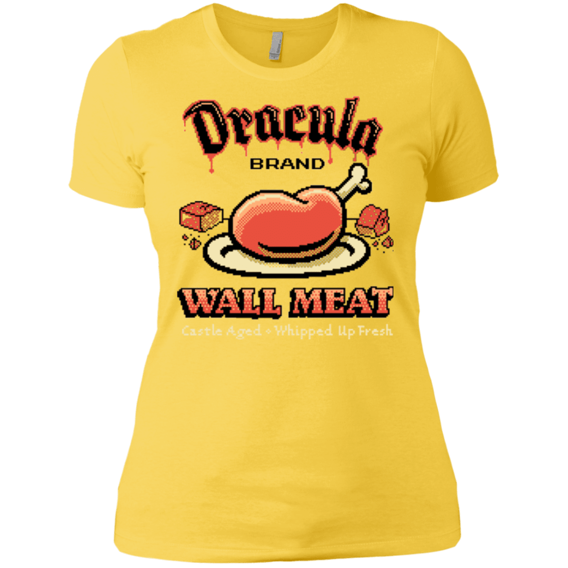 T-Shirts Vibrant Yellow / X-Small Wall Meat Women's Premium T-Shirt