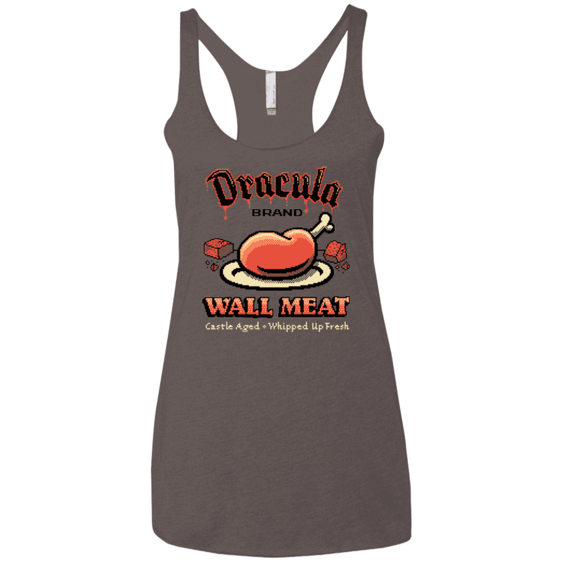 T-Shirts Macchiato / X-Small Wall Meat Women's Triblend Racerback Tank