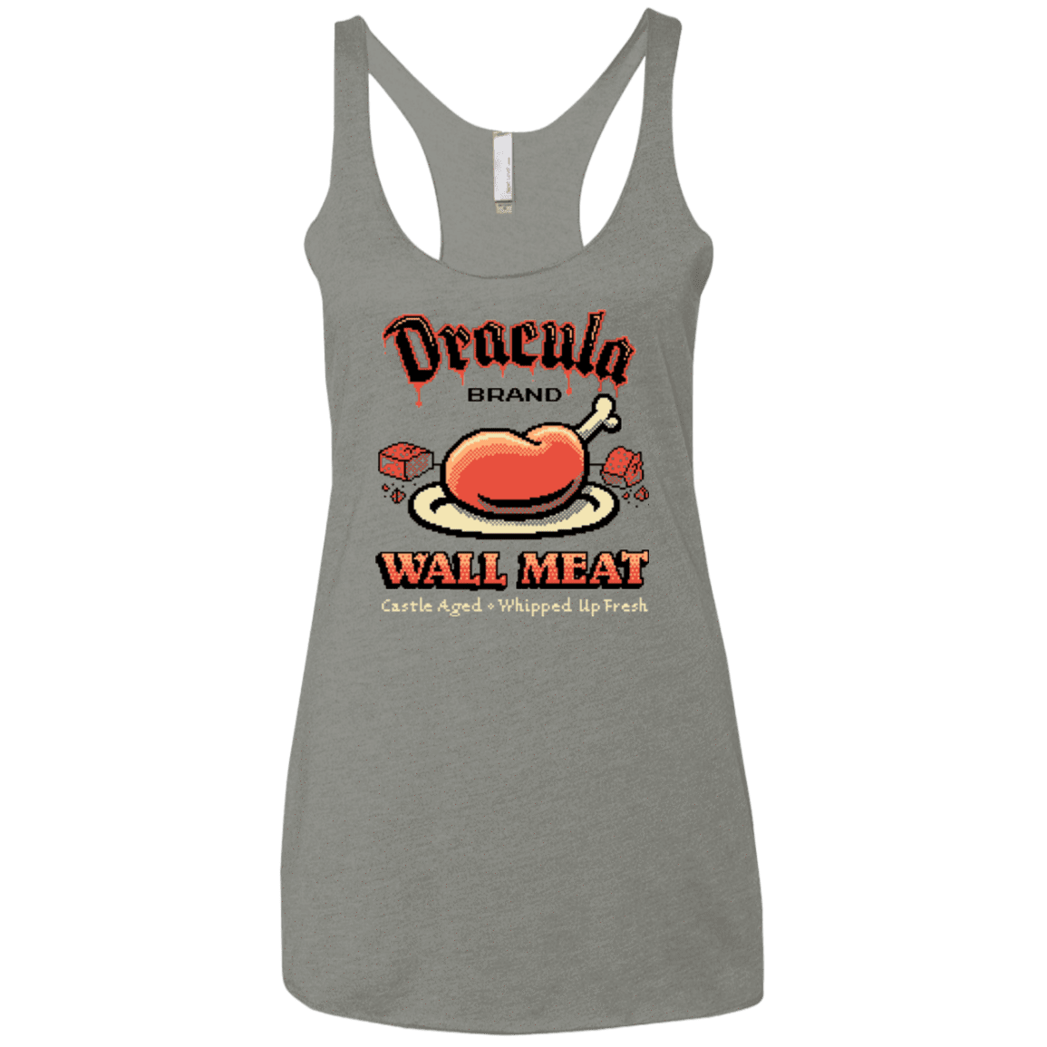 T-Shirts Venetian Grey / X-Small Wall Meat Women's Triblend Racerback Tank