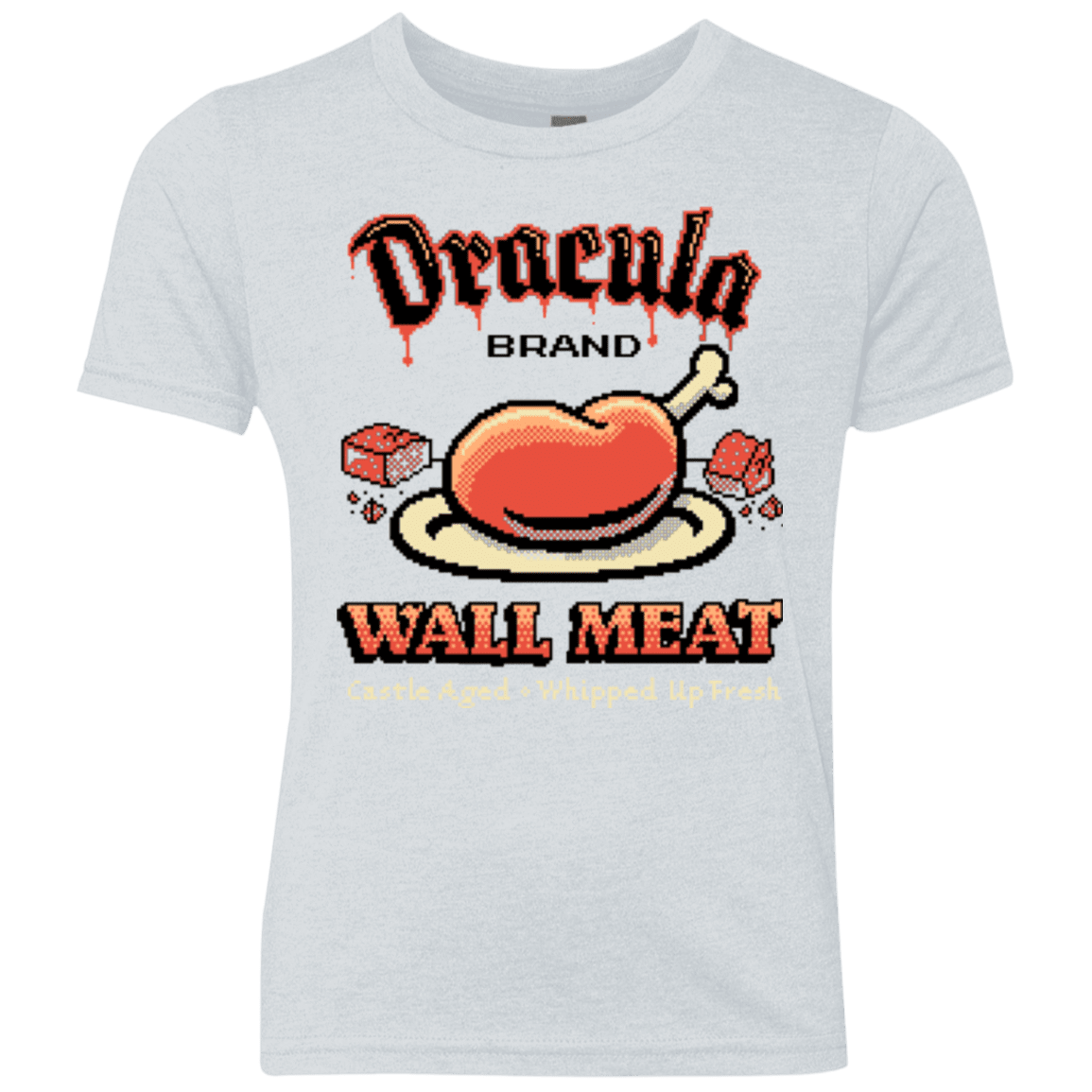 T-Shirts Heather White / YXS Wall Meat Youth Triblend T-Shirt