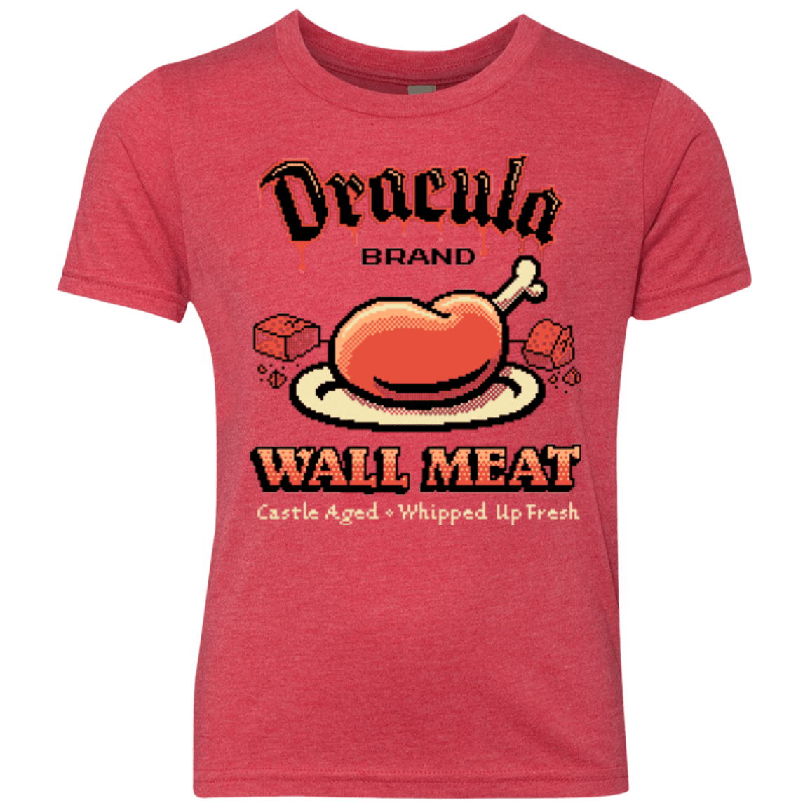 T-Shirts Vintage Red / YXS Wall Meat Youth Triblend T-Shirt