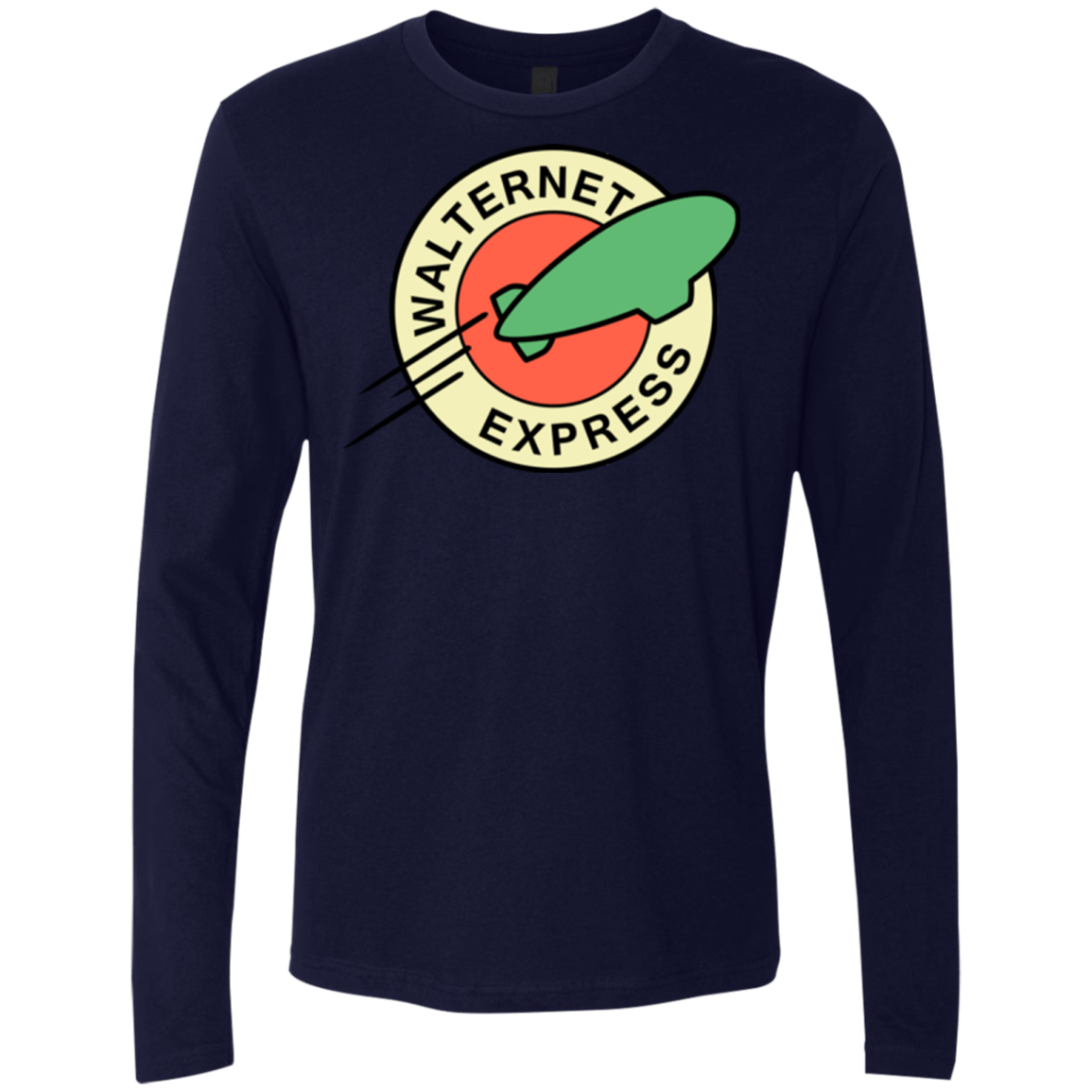 T-Shirts Midnight Navy / Small Walternet Express Men's Premium Long Sleeve