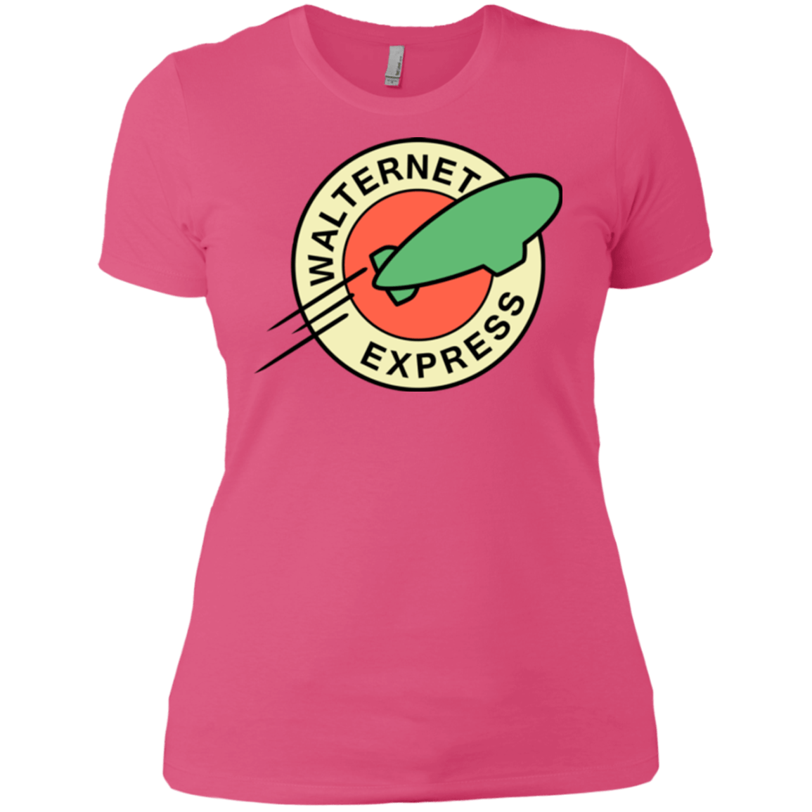T-Shirts Hot Pink / X-Small Walternet Express Women's Premium T-Shirt