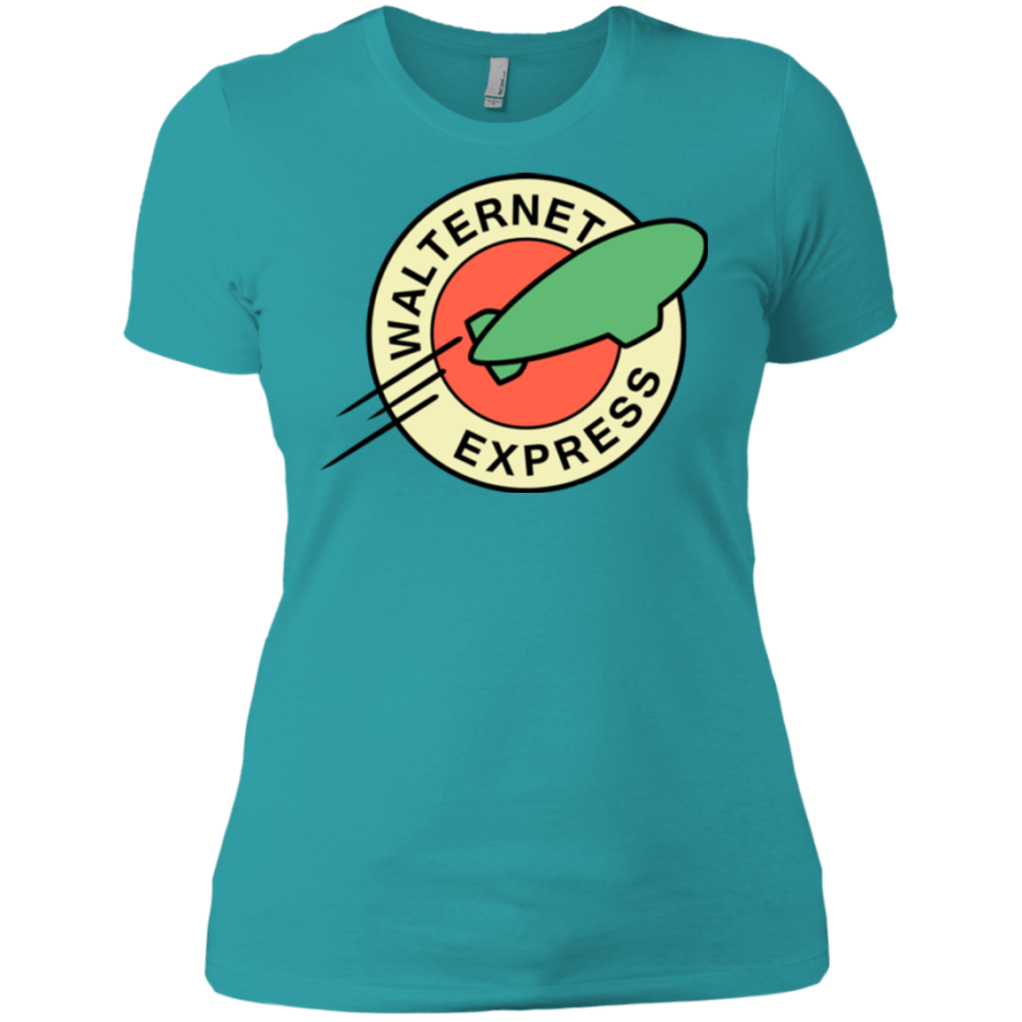 T-Shirts Tahiti Blue / X-Small Walternet Express Women's Premium T-Shirt