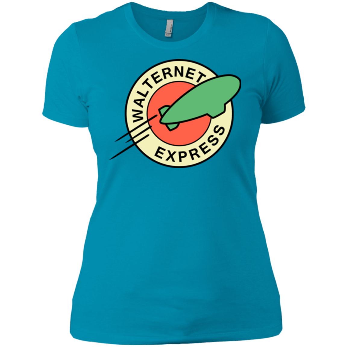 T-Shirts Turquoise / X-Small Walternet Express Women's Premium T-Shirt