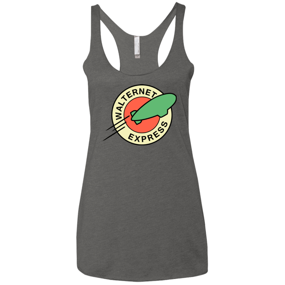 T-Shirts Premium Heather / X-Small Walternet Express Women's Triblend Racerback Tank