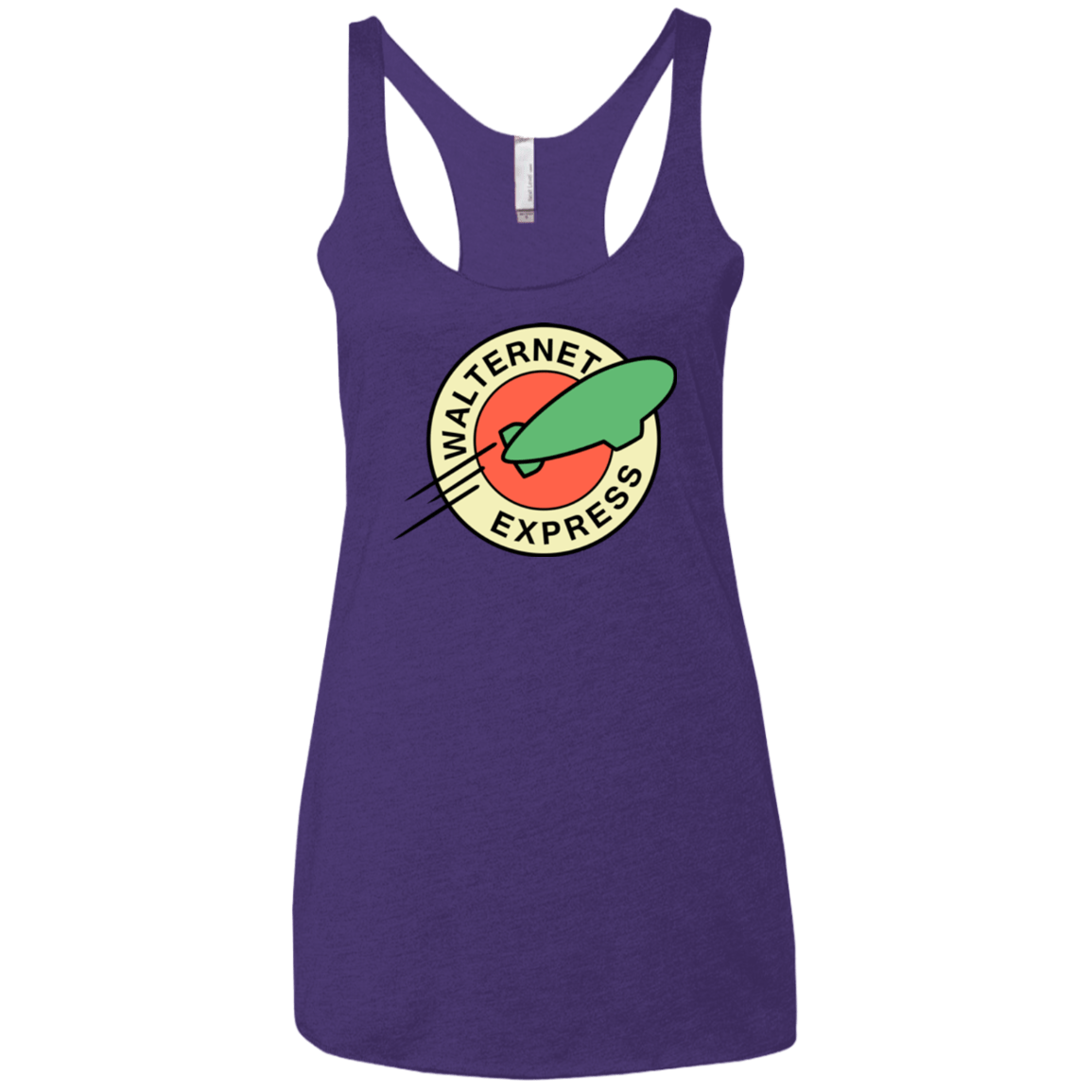 T-Shirts Purple / X-Small Walternet Express Women's Triblend Racerback Tank