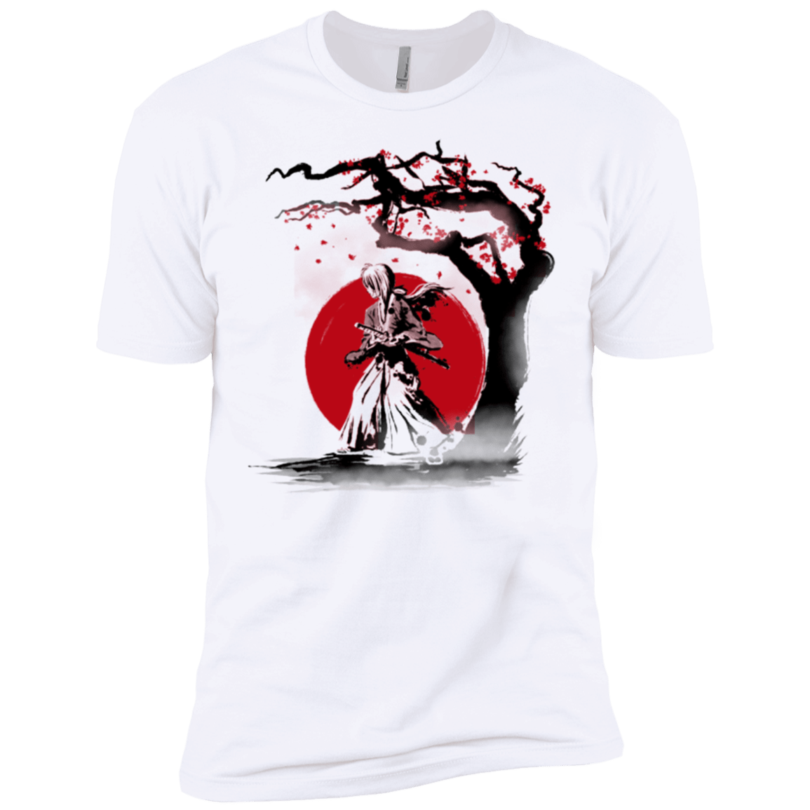 T-Shirts White / X-Small wandering samurai Men's Premium T-Shirt