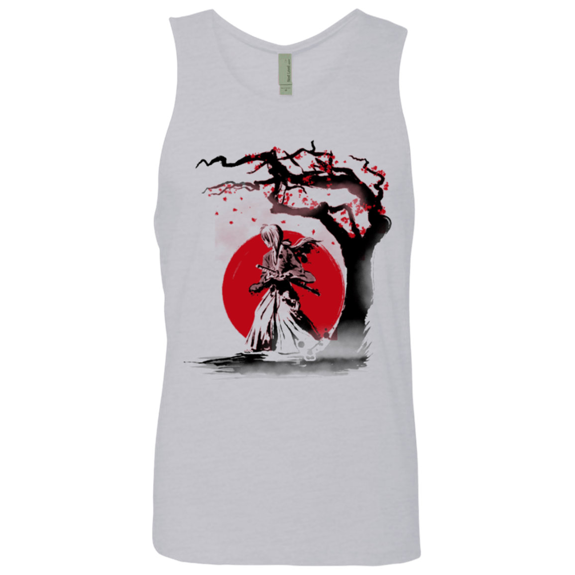 T-Shirts Heather Grey / Small wandering samurai Men's Premium Tank Top