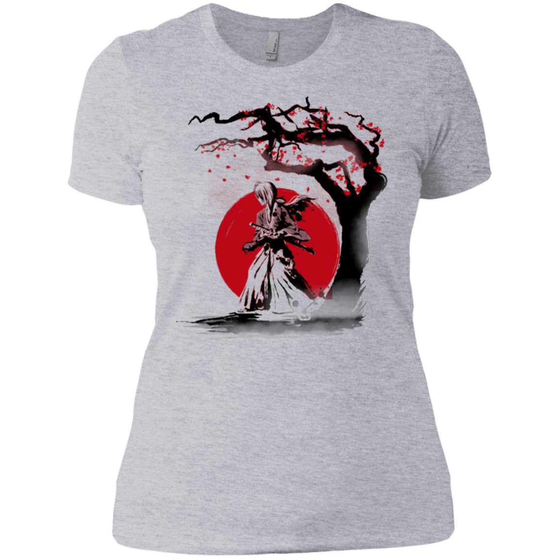 T-Shirts Heather Grey / X-Small wandering samurai Women's Premium T-Shirt