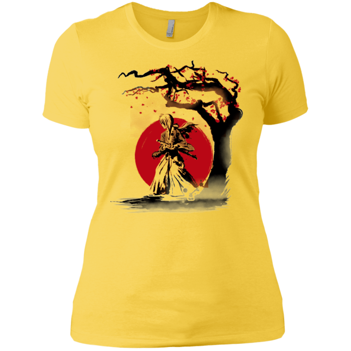 T-Shirts Vibrant Yellow / X-Small wandering samurai Women's Premium T-Shirt