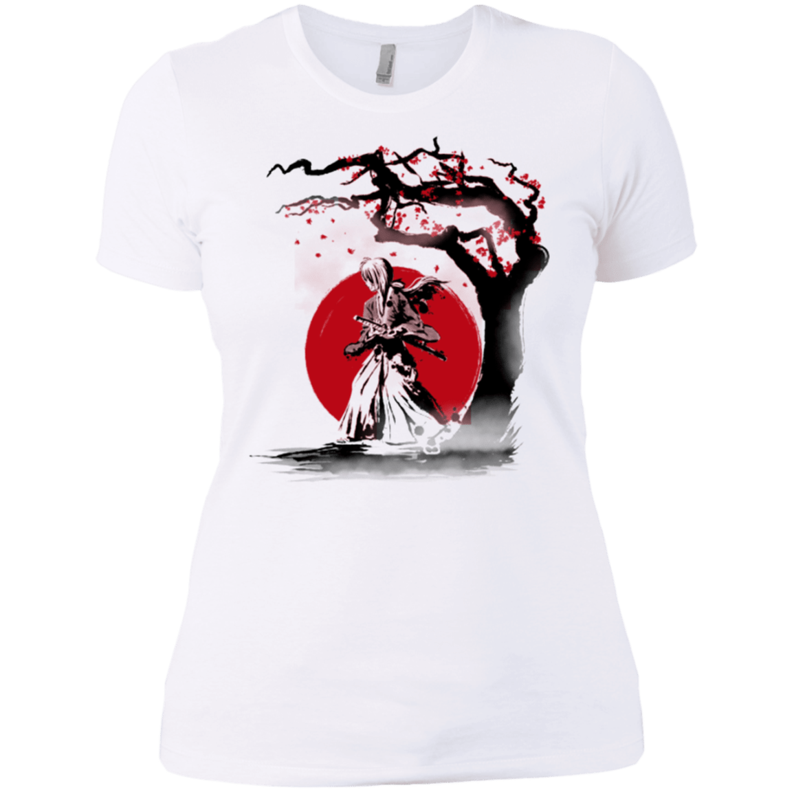 T-Shirts White / X-Small wandering samurai Women's Premium T-Shirt