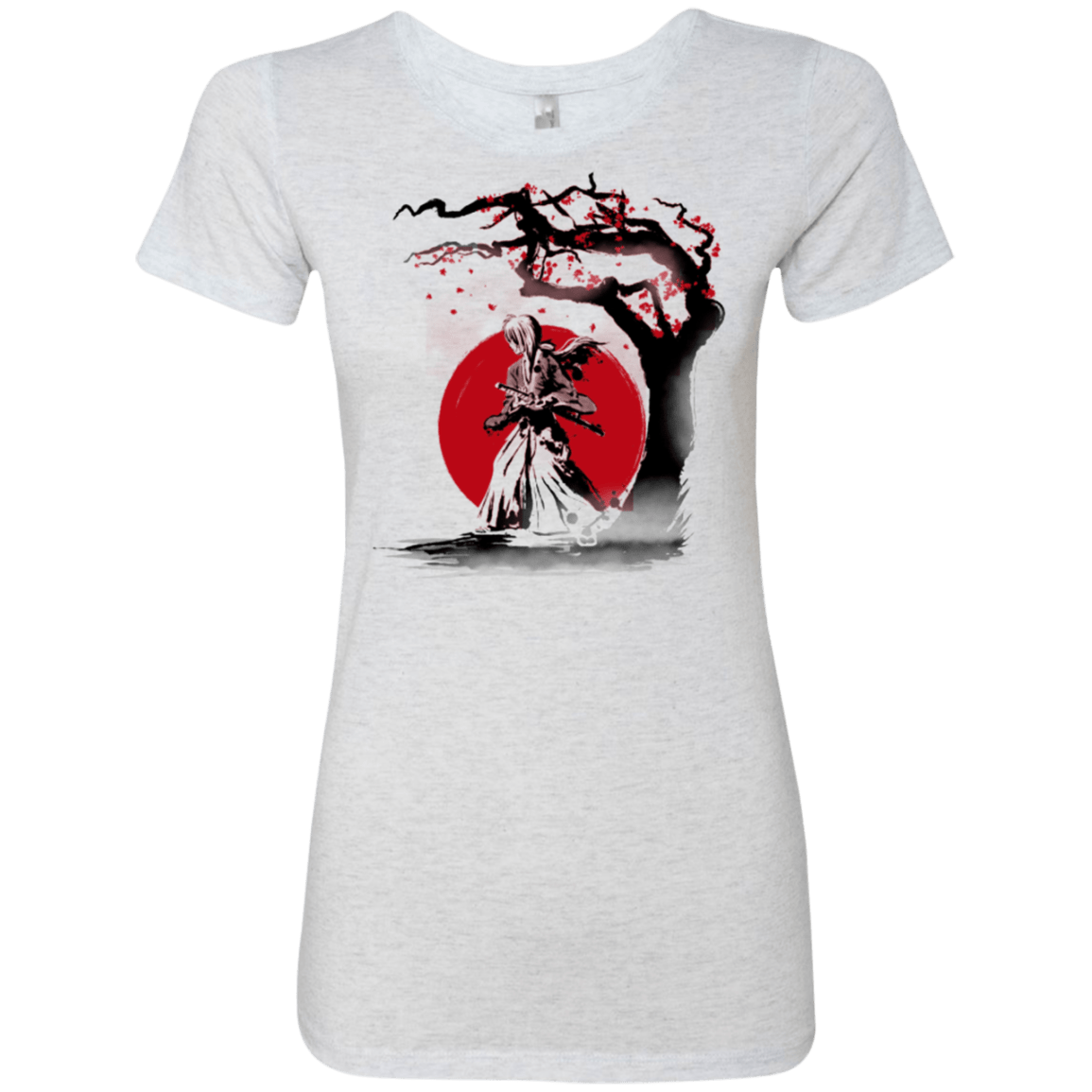T-Shirts Heather White / Small wandering samurai Women's Triblend T-Shirt