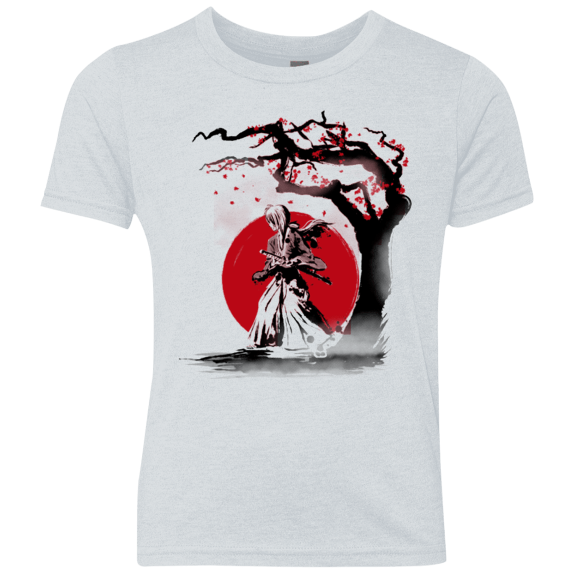 T-Shirts Heather White / YXS wandering samurai Youth Triblend T-Shirt