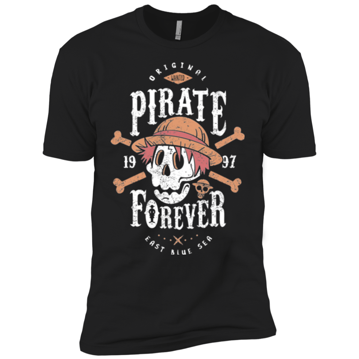 T-Shirts Black / YXS Wanted Pirate Forever Boys Premium T-Shirt