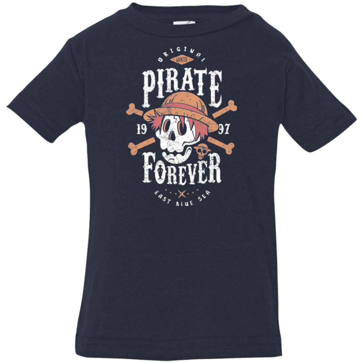 T-Shirts Navy / 6 Months Wanted Pirate Forever Infant Premium T-Shirt