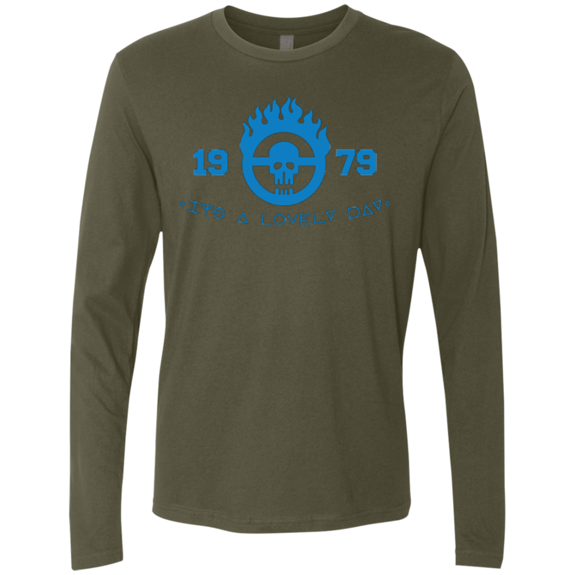 T-Shirts Military Green / Small War Boy Lovely Day Men's Premium Long Sleeve