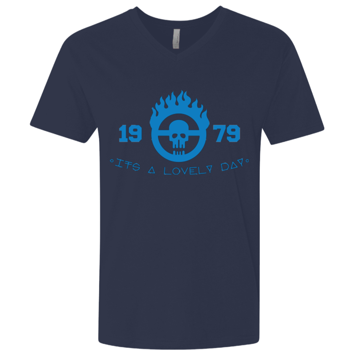 T-Shirts Midnight Navy / X-Small War Boy Lovely Day Men's Premium V-Neck