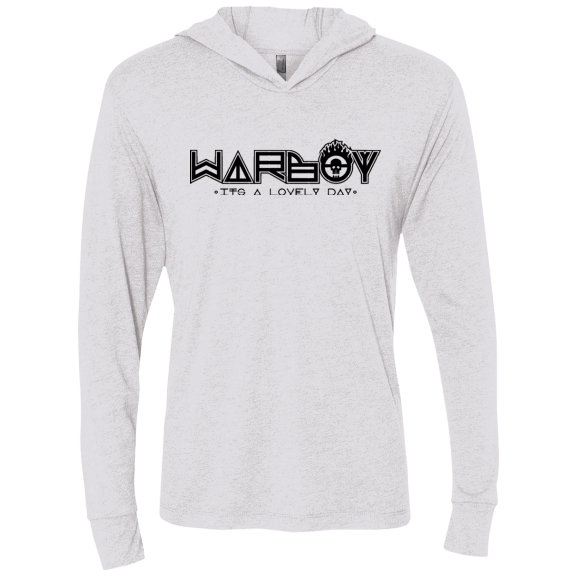 T-Shirts Heather White / X-Small War Boy Triblend Long Sleeve Hoodie Tee