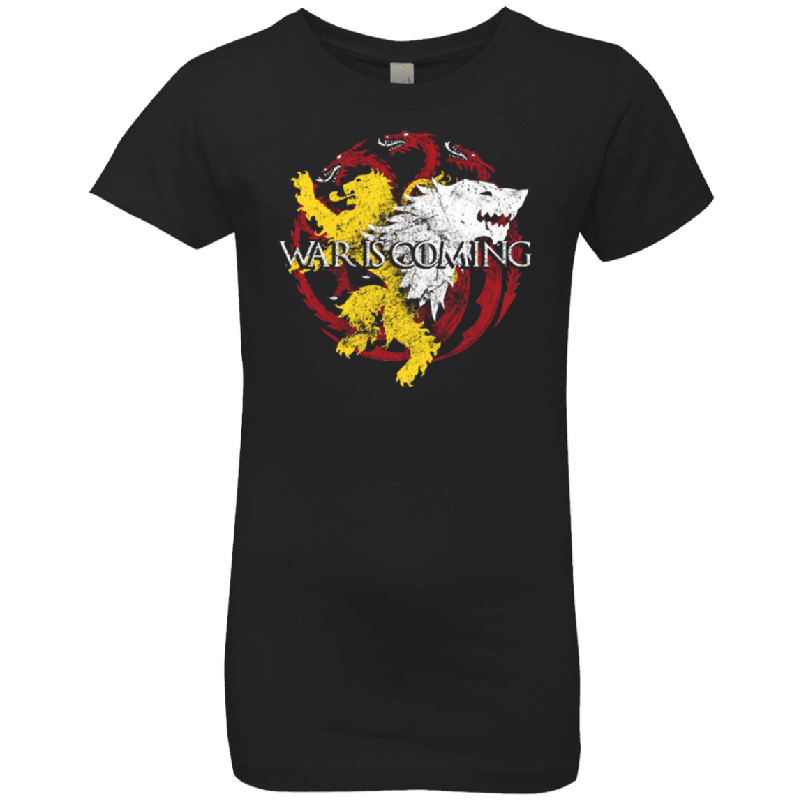 T-Shirts Black / YXS War is Coming Girls Premium T-Shirt