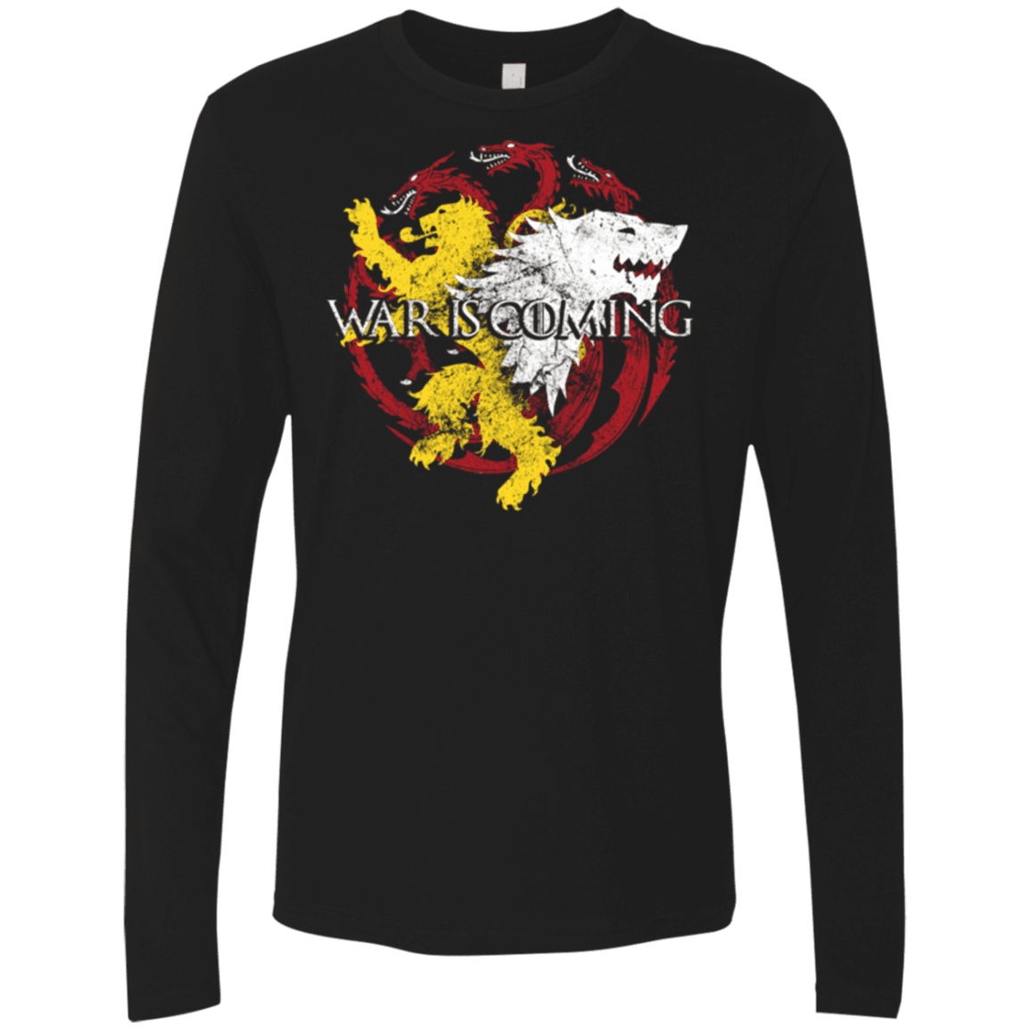 T-Shirts Black / Small War is Coming Men's Premium Long Sleeve