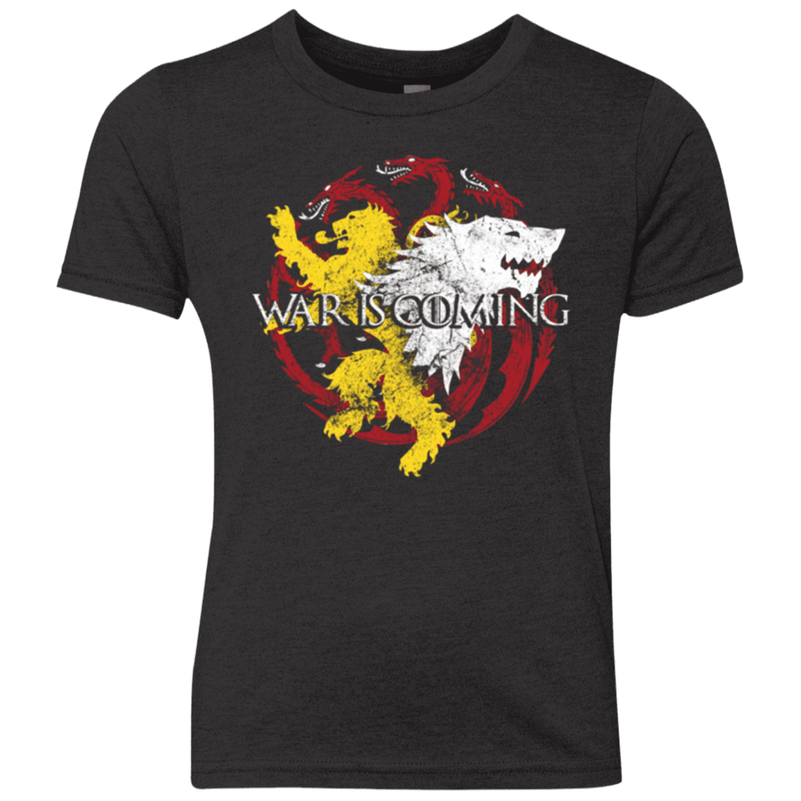 T-Shirts Vintage Black / YXS War is Coming Youth Triblend T-Shirt