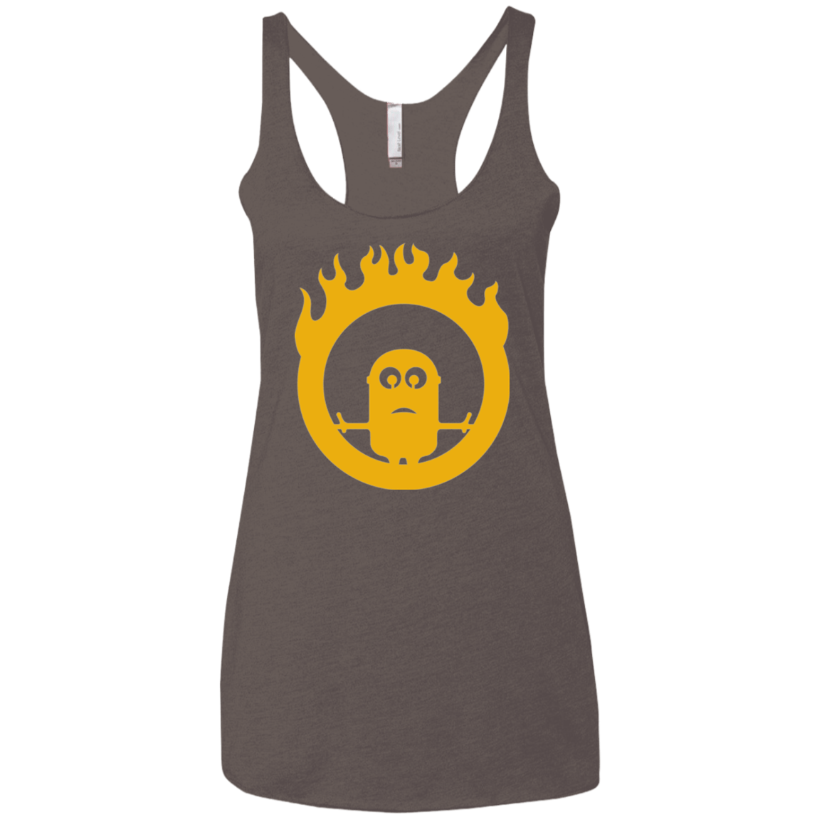 T-Shirts Macchiato / X-Small War Minions Women's Triblend Racerback Tank