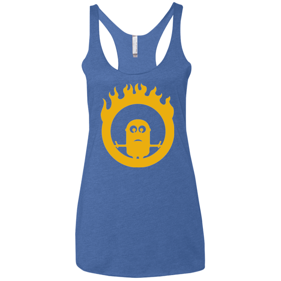 T-Shirts Vintage Royal / X-Small War Minions Women's Triblend Racerback Tank