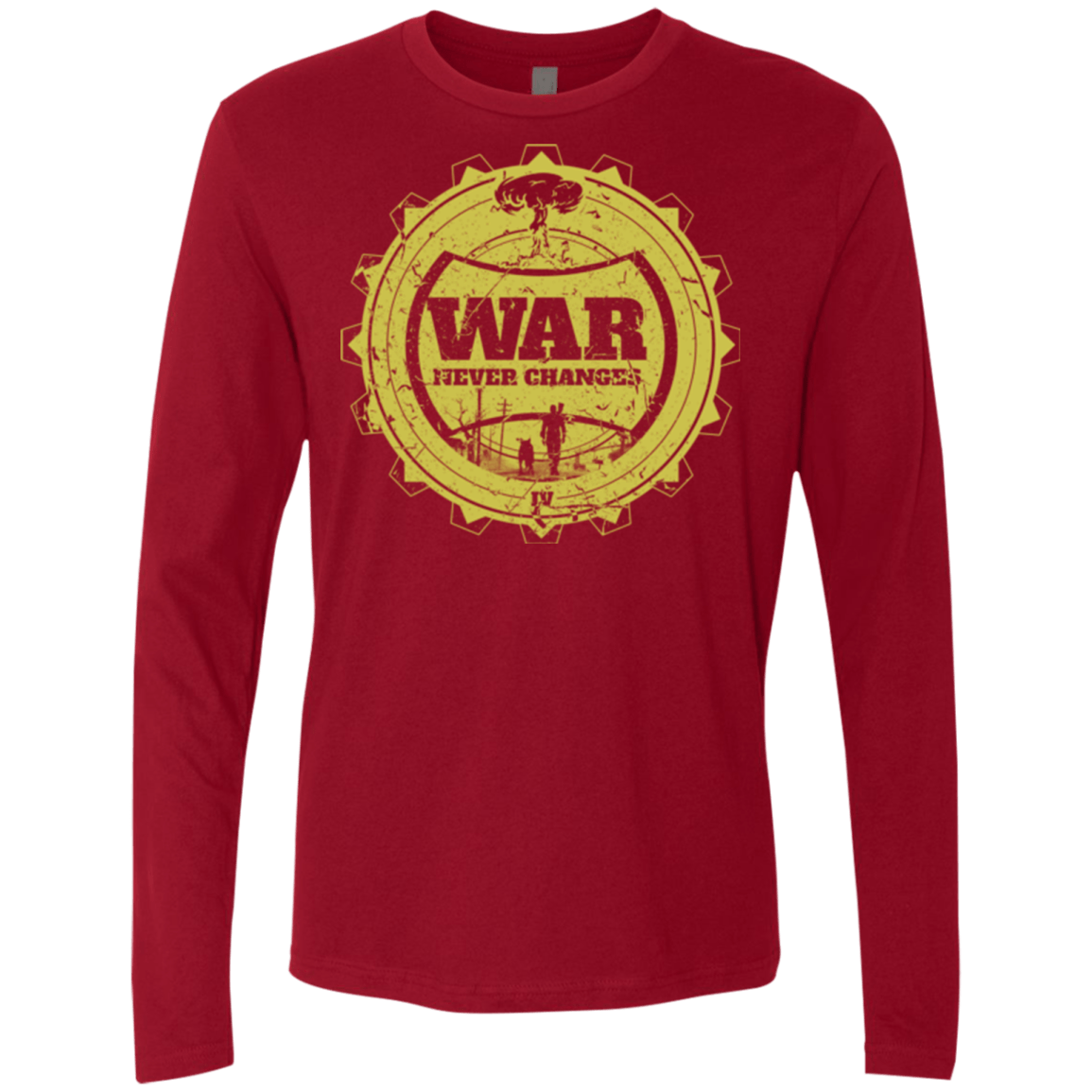 T-Shirts Cardinal / Small War never changes (2) Men's Premium Long Sleeve