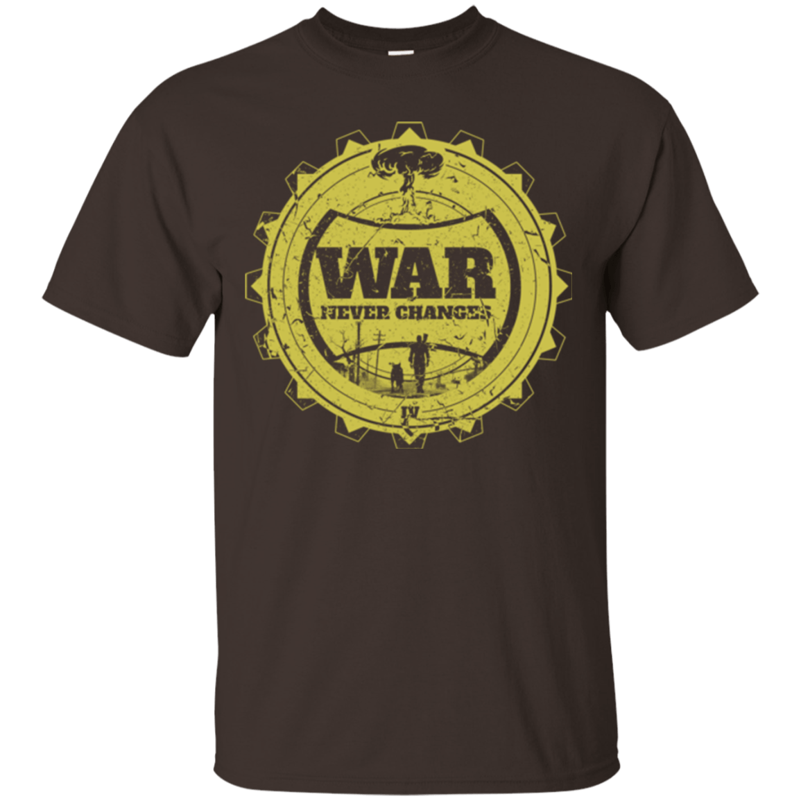 T-Shirts Dark Chocolate / Small War never changes (2) T-Shirt