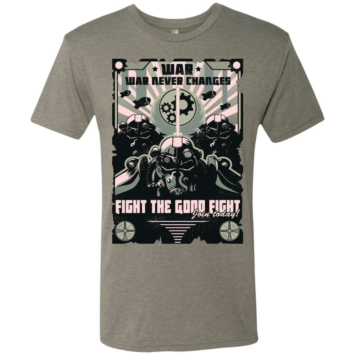 T-Shirts Venetian Grey / Small War Never Changes Men's Triblend T-Shirt