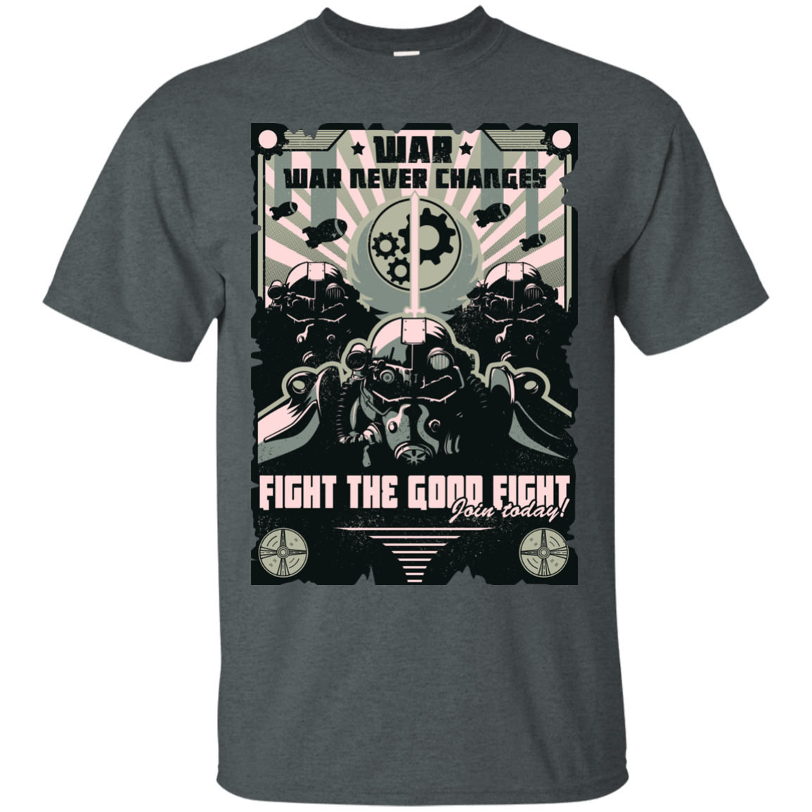 T-Shirts Dark Heather / Small War Never Changes T-Shirt